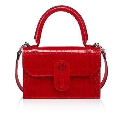 Christian Louboutin Elisa Top Handle S Creative Leder Top Handles Top Handles Damen Rot | AT-41333
