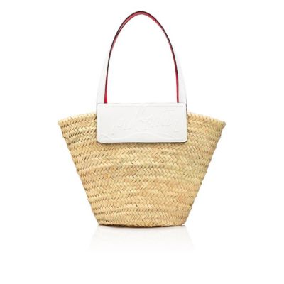 Christian Louboutin Loubishore Creative Fabric Basket Basket Damen Weiß | AT-70459