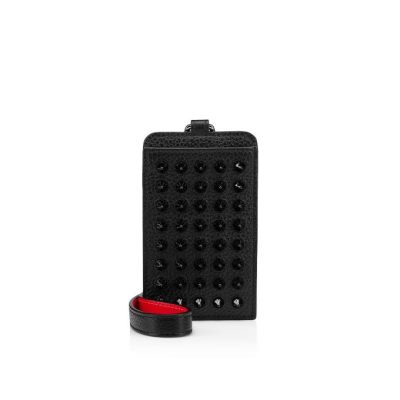 Christian Louboutin M Miloucah Klassische Leder Card Holder Card Holder Herren Schwarz | AT-94565