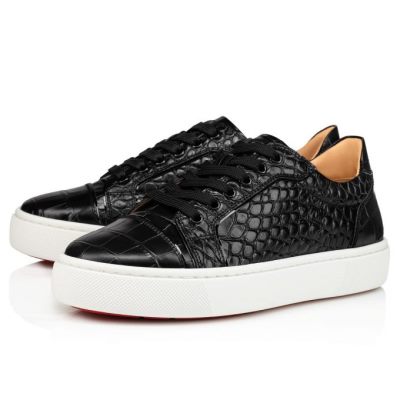 Christian Louboutin Vieirissima Calf Sneakers Sneakers Damen Schwarz | AT-26188